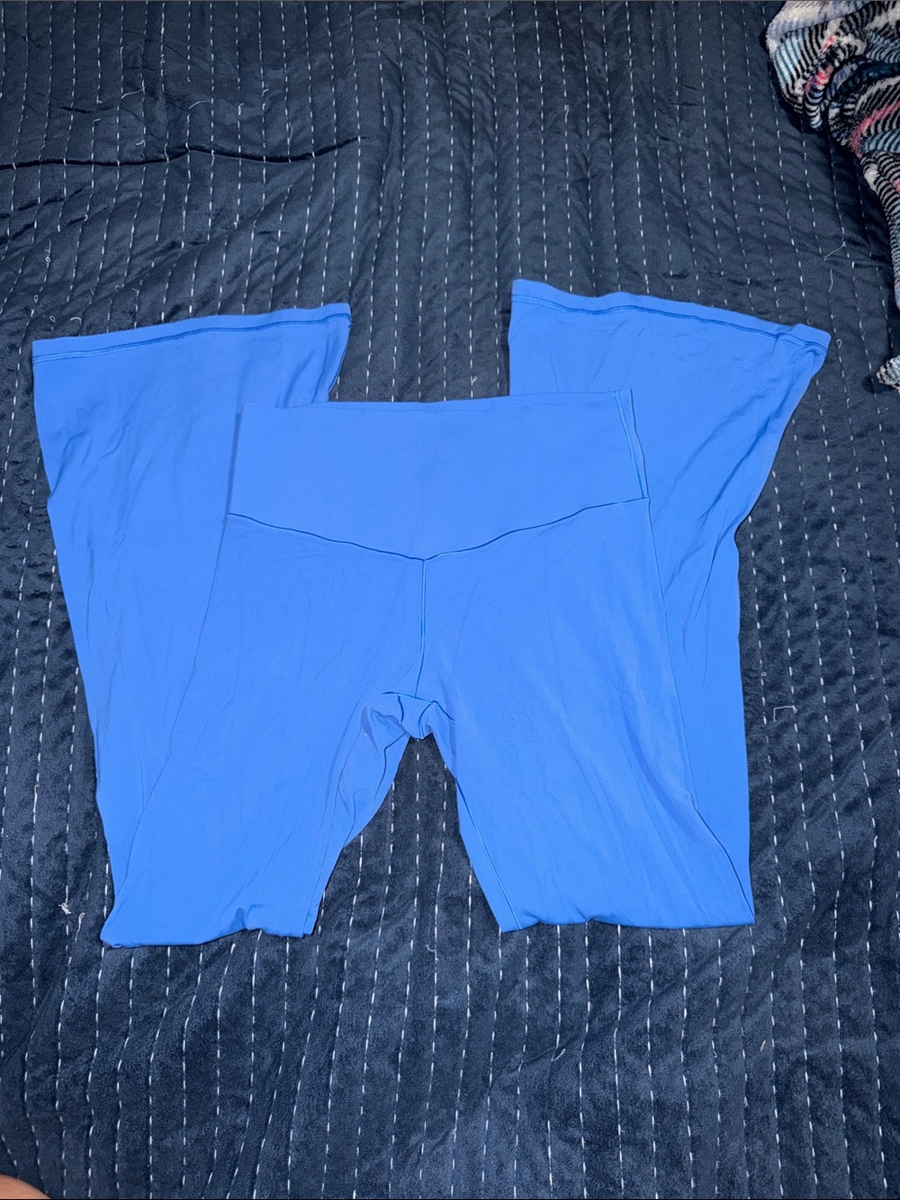 Bright Blue Stretch Yoga Pants